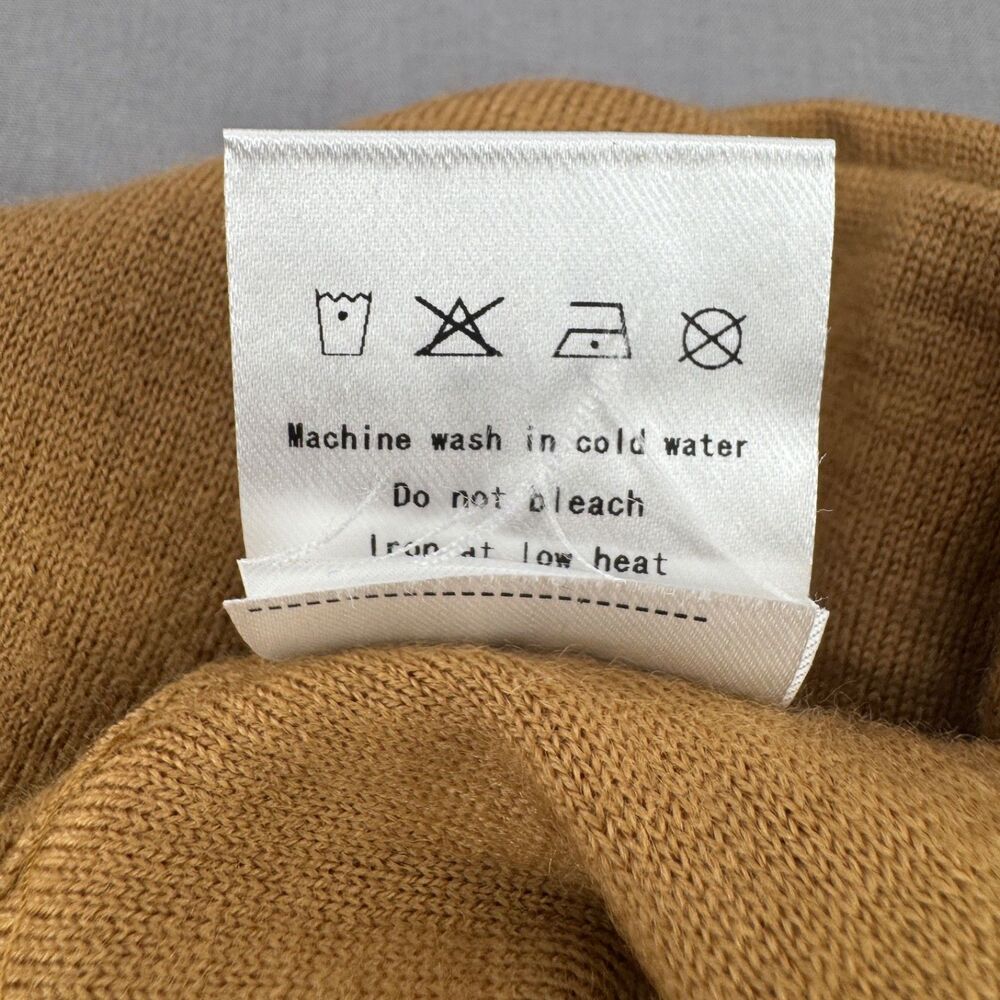 NWT Acushla 100% Merino Wool Cuff Beanie Men & Women Camel One Size - Picture 8 of 10